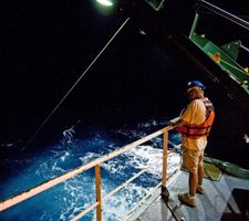 Sampling in the Pacific Ocean